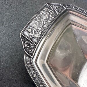 Elegant Silver Plated Serving Tray